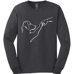 Fist Bump Long Sleeve Shirt Gift For Dog Lover