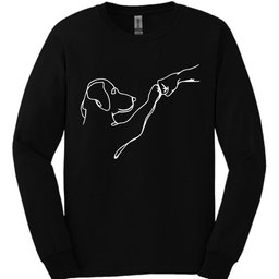 Fist Bump Long Sleeve Shirt Gift For Dog Lover