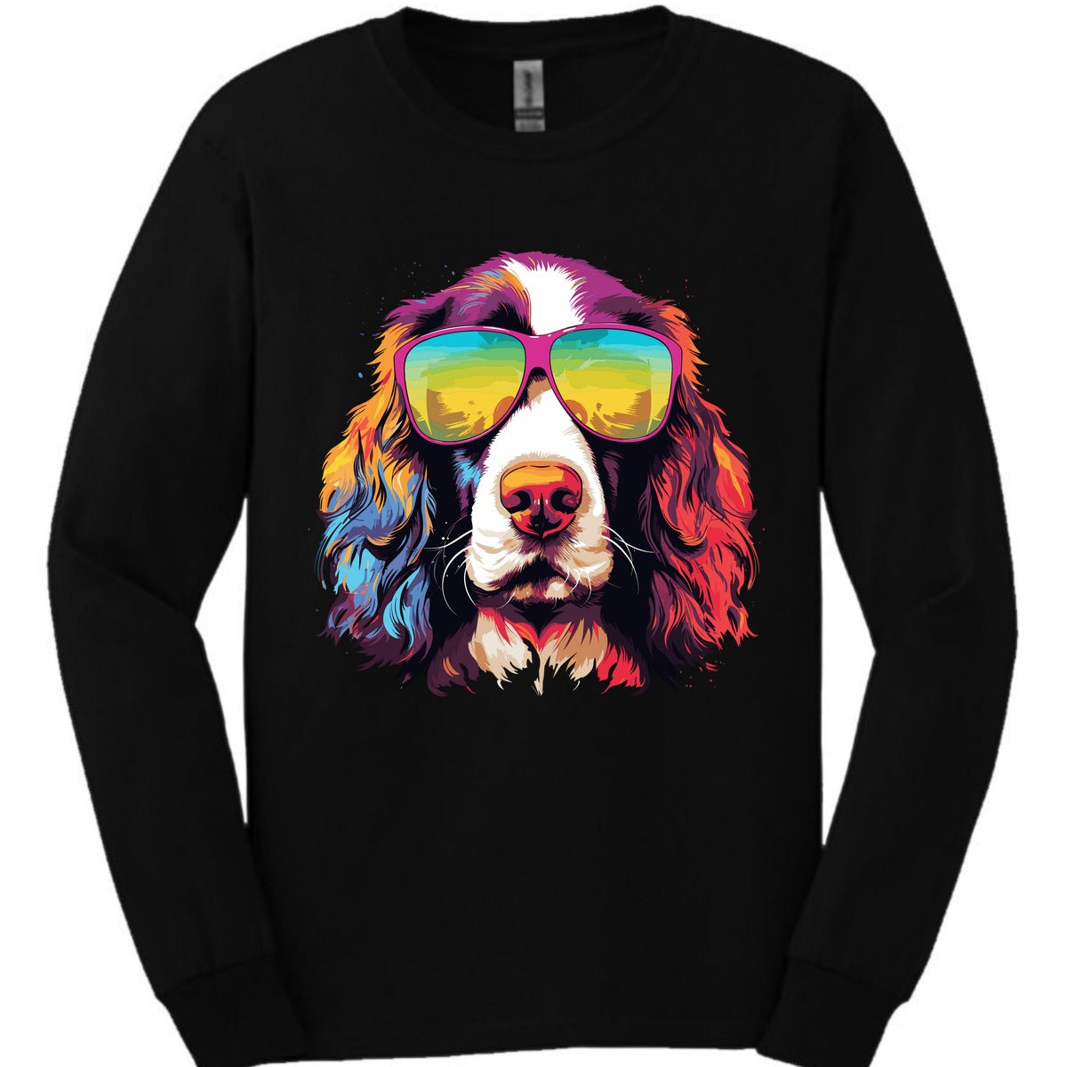 English Springer Spaniel Top Dog Long Sleeve Shirt Gift For Dog Lover