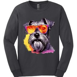 Miniature Schnauzer Top Dog Long Sleeve Shirt Gift For Dog Lover