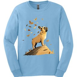 French Bulldog Fall Dog Long Sleeve Shirt Gift For Dog Lover