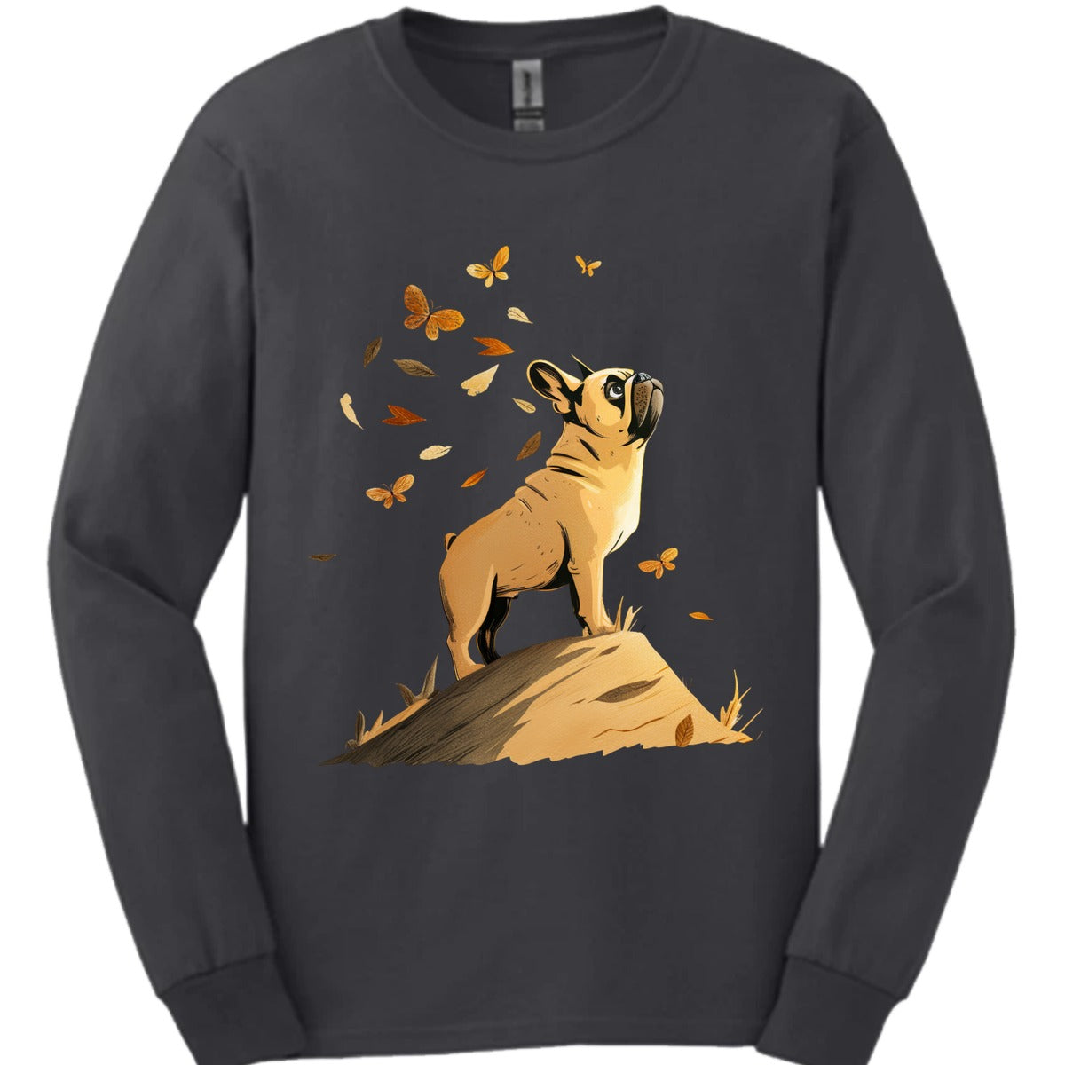 French Bulldog Fall Dog Long Sleeve Shirt Gift For Dog Lover
