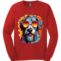 Irish Wolfhound Top Dog Long Sleeve Shirt Gift For Dog Lover
