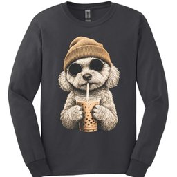 Maltipoo Hipster Dog Long Sleeve Shirt Gift For Dog Lover