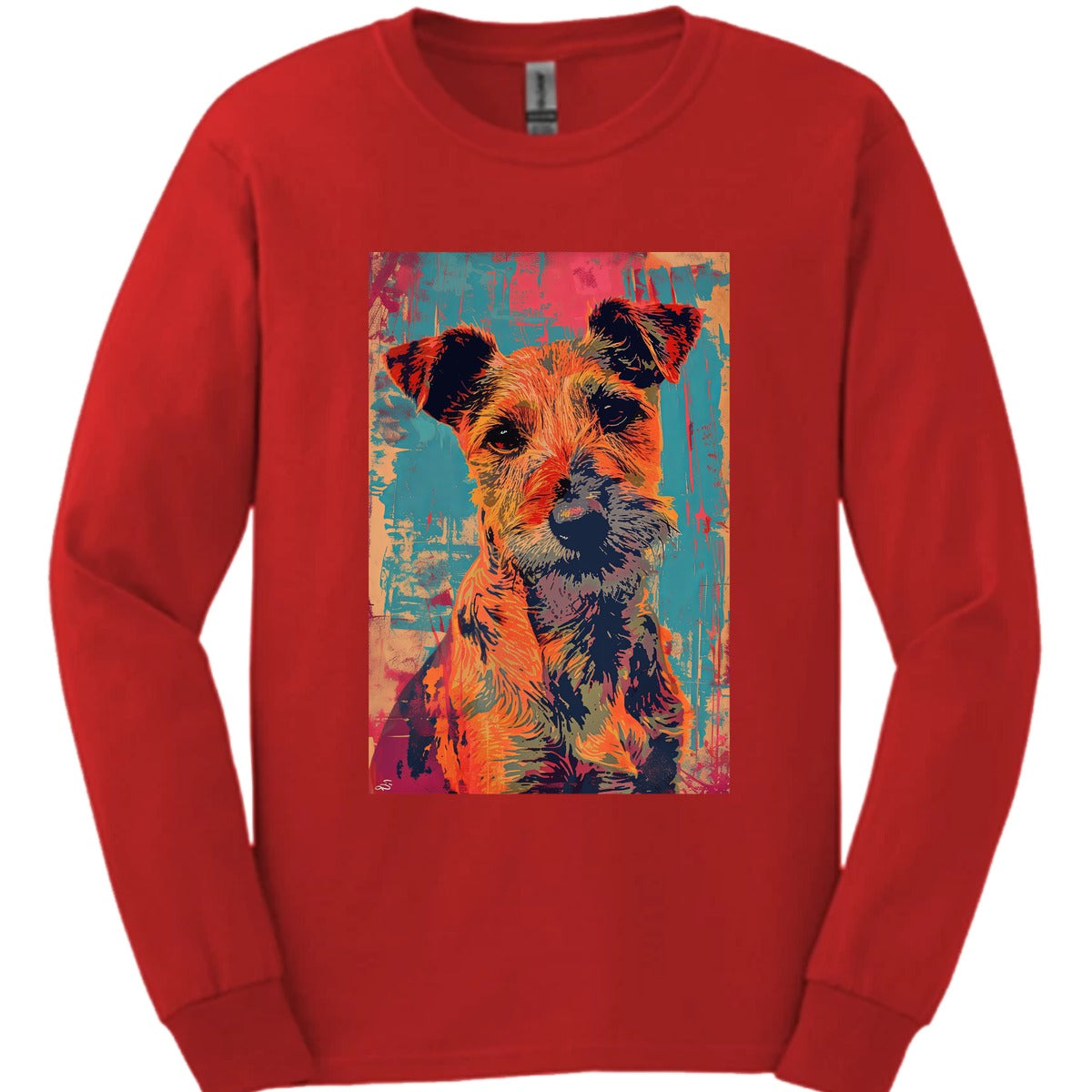 Irish Terrier Punk Dog Long Sleeve Shirt Gift For Dog Lover