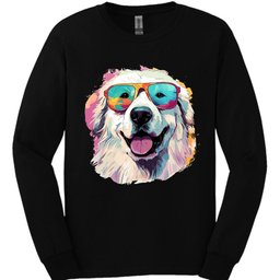 Great Pyrenees Top Dog Long Sleeve Shirt Gift For Dog Lover