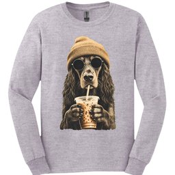 Gordon Setter Hipster Dog Long Sleeve Shirt Gift For Dog Lover