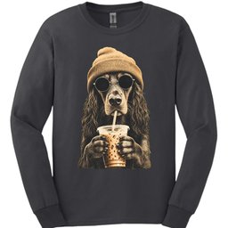 Gordon Setter Hipster Dog Long Sleeve Shirt Gift For Dog Lover