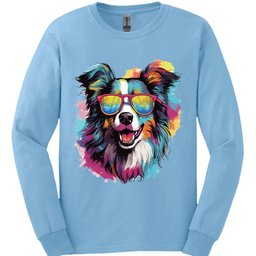 Collie Top Dog Long Sleeve Shirt Gift For Dog Lover