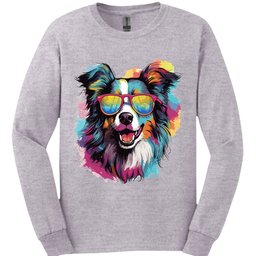 Collie Top Dog Long Sleeve Shirt Gift For Dog Lover