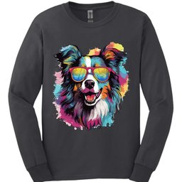 Collie Top Dog Long Sleeve Shirt Gift For Dog Lover