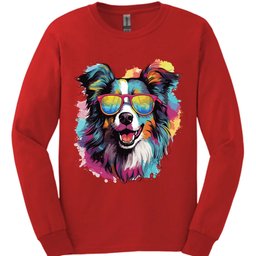 Collie Top Dog Long Sleeve Shirt Gift For Dog Lover