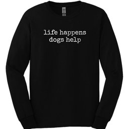 Dogs Help Long Sleeve Shirt Gift For Dog Lover