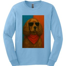 Cocker Spaniel Punk Dog Long Sleeve Shirt Gift For Dog Lover