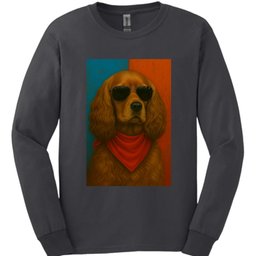 Cocker Spaniel Punk Dog Long Sleeve Shirt Gift For Dog Lover
