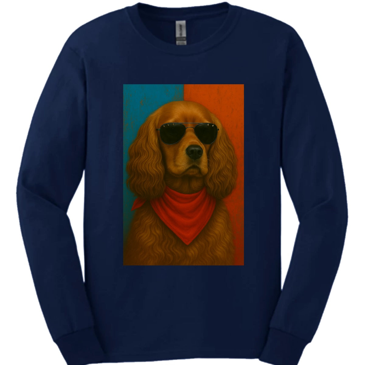 Cocker Spaniel Punk Dog Long Sleeve Shirt Gift For Dog Lover