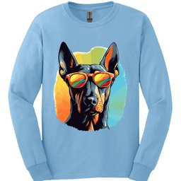 Doberman Top Dog Long Sleeve Shirt Gift For Dog Lover