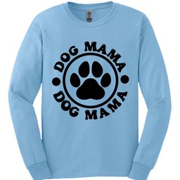 Dog Mama Paw Long Sleeve Shirt Gift For Mom