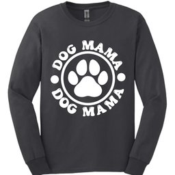 Dog Mama Paw Long Sleeve Shirt Gift For Mom