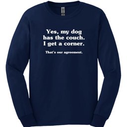 Dog Has The Couch Long Sleeve Shirt Gift For Dog Lover