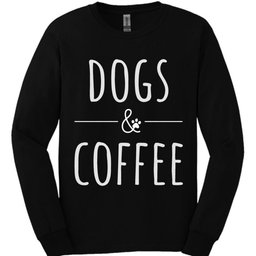 Dogs And Coffee Long Sleeve Shirt Gift For Dog Lover