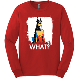 Doberman What Dog Long Sleeve Tee Gift For Dog Lover