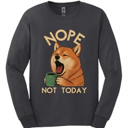 Finnish Spitz Not Today Long Sleeve Shirt Gift For Dog Lover