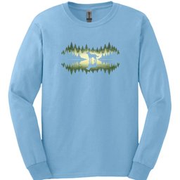 Forest Dog Long Sleeve Shirt Gift For Dog Lover