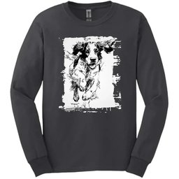 English Springer Spaniel Running Dog Long Sleeve Tee Gift For Dog Lover
