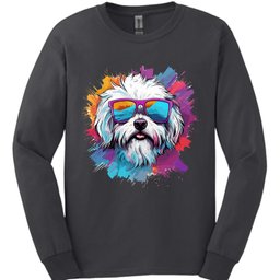 Maltese Top Dog Long Sleeve Shirt Gift For Dog Lover