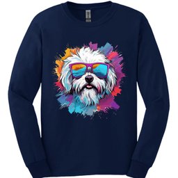 Maltese Top Dog Long Sleeve Shirt Gift For Dog Lover