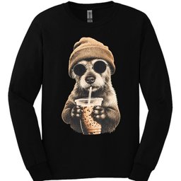 Mutt Mixed Breed Hipster Dog Long Sleeve Shirt Gift For Dog Lover