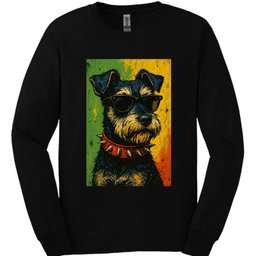 Miniature Schnauzer Punk Dog Long Sleeve Shirt Gift For Dog Lover