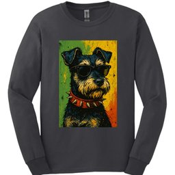 Miniature Schnauzer Punk Dog Long Sleeve Shirt Gift For Dog Lover