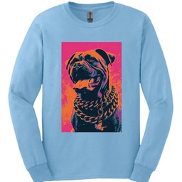 Mastiff Punk Dog Long Sleeve Shirt Gift For Dog Lover