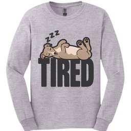 Italian Greyhound Tired Dog Long Sleeve Shirt Gift For Dog Lover