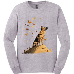 German Shepherd Fall Dog Long Sleeve Shirt Gift For Dog Lover