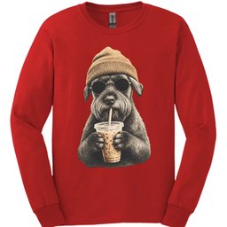 Giant Schnauzer Hipster Dog Long Sleeve Shirt Gift For Dog Lover