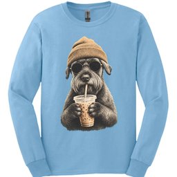 Giant Schnauzer Hipster Dog Long Sleeve Shirt Gift For Dog Lover