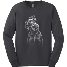Giant Schnauzer Tilted Dog Long Sleeve Shirt Gift For Dog Lover