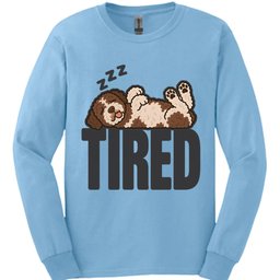 Lagotto Romagnolo Tired Dog Long Sleeve Shirt Gift For Dog Lover