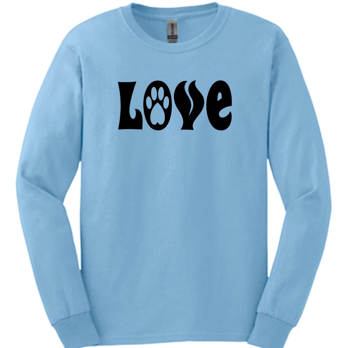 Love Paw Long Sleeve Shirt Gift For Dog Lover