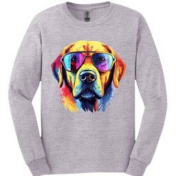 Labrador Top Dog Long Sleeve Shirt Gift For Dog Lover
