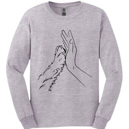 High Paw Long Sleeve Shirt Gift For Dog Lover