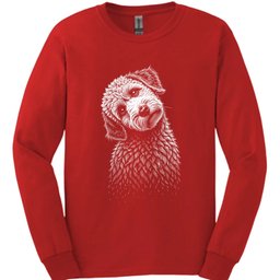 Lagotto Romagnolo Tilted Dog Long Sleeve Shirt Gift For Dog Lover