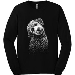 Lagotto Romagnolo Tilted Dog Long Sleeve Shirt Gift For Dog Lover