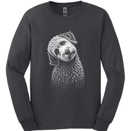 Lagotto Romagnolo Tilted Dog Long Sleeve Shirt Gift For Dog Lover
