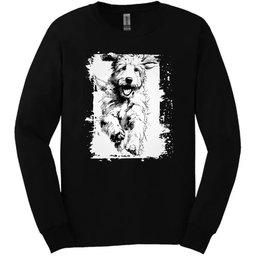 Goldendoodle Running Dog Long Sleeve Tee Gift For Dog Lover