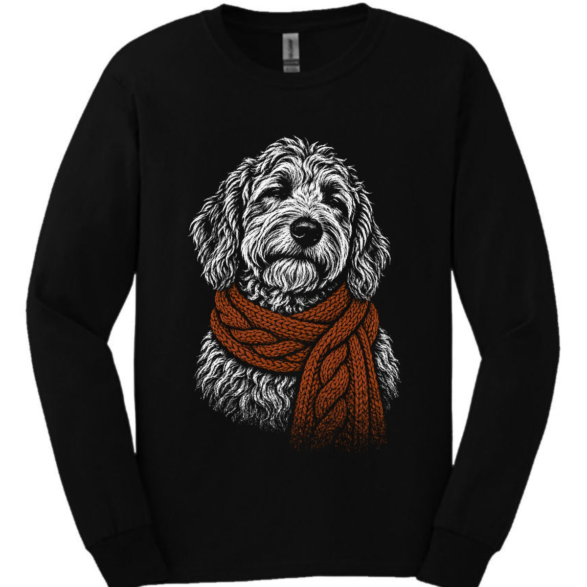 Goldendoodle Winter Dog Long Sleeve Shirt Gift For Dog Lover
