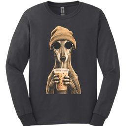 Galgo Hipster Dog Long Sleeve Shirt Gift For Dog Lover